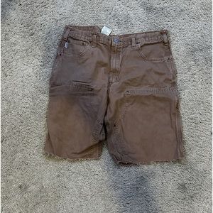 Double knee carhartt shorts (cut) 40x11